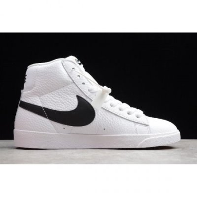 Nike Blazer Mid Retro Beyaz / Siyah Kaykay Ayakkabı Türkiye - NU4TSH21